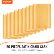 Stretch Spandex Chair Sashes Bows, Chair Slipcover and Stretch Chair Sash, Elastic Chair Bands, Fitting V952-YTZSDJS50PCS79W25V0