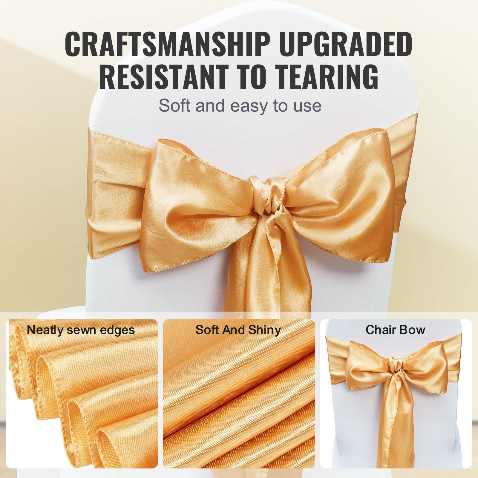 Stretch Spandex Chair Sashes Bows, Chair Slipcover and Stretch Chair Sash, Elastic Chair Bands, Fitting V952-YTZSDJS50PCS79W25V0