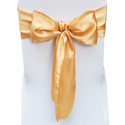 Stretch Spandex Chair Sashes Bows, Chair Slipcover and Stretch Chair Sash, Elastic Chair Bands, Fitting V952-YTZSDJS50PCS79W25V0