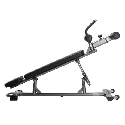 Sit Up Bench, Decline Ab Bench with Reverse Crunch Handle, with 4 Adjustable Height Settings, Heavy Duty V952-YWZBDK000000MLS8E001V0