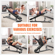 Weight Bench Adjustable Situp Incline Bench for Home Gym Strength Training V952-YWZBSJGNK000DS9Y2V0