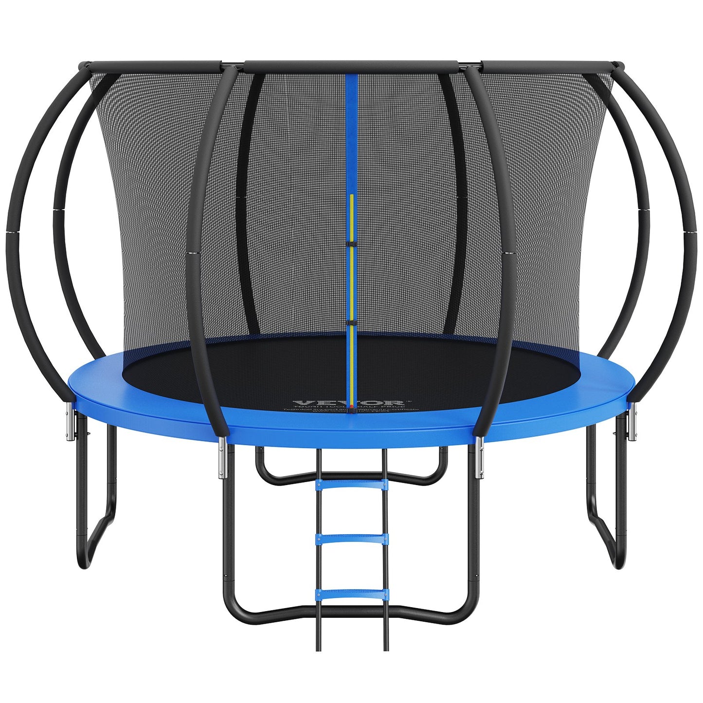 10FT Trampoline, 330 lbs Trampoline with Enclosure Net, Ladder, and Curved Pole, Heavy Duty Trampoline with V952-YXBC10YCHWYX52X5HV0