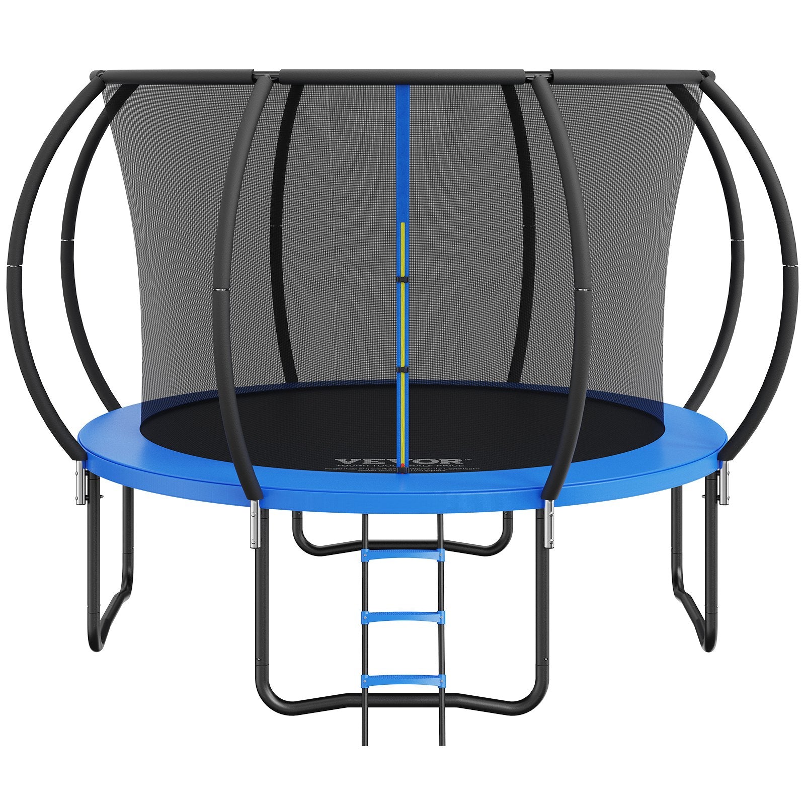10FT Trampoline, 330 lbs Trampoline with Enclosure Net, Ladder, and Curved Pole, Heavy Duty Trampoline with V952-YXBC10YCHWYX52X5HV0