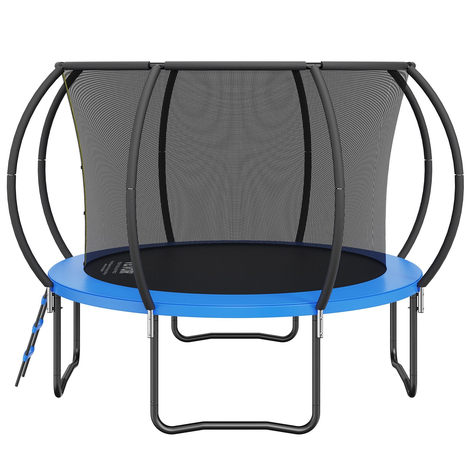 10FT Trampoline, 330 lbs Trampoline with Enclosure Net, Ladder, and Curved Pole, Heavy Duty Trampoline with V952-YXBC10YCHWYX52X5HV0
