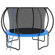 10FT Trampoline, 330 lbs Trampoline with Enclosure Net, Ladder, and Curved Pole, Heavy Duty Trampoline with V952-YXBC10YCHWYX52X5HV0