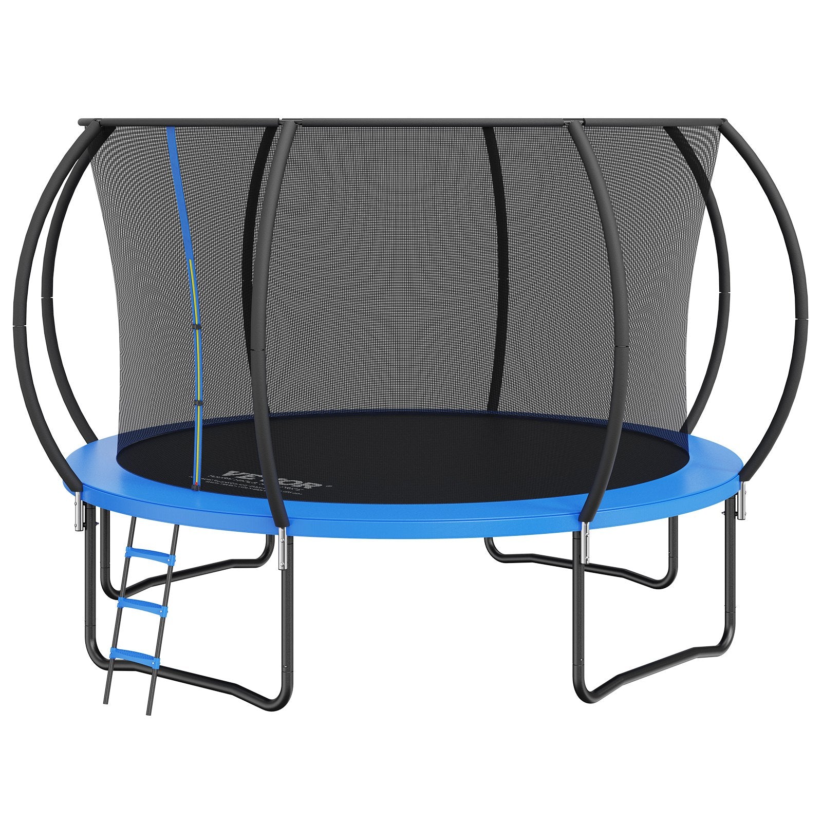 3.66m Trampoline, 181 kg Trampoline with Enclosure Net, Ladder, and Curved Pole, Heavy Duty Trampoline with V952-YXBC12YCHWYX9F0WRV0