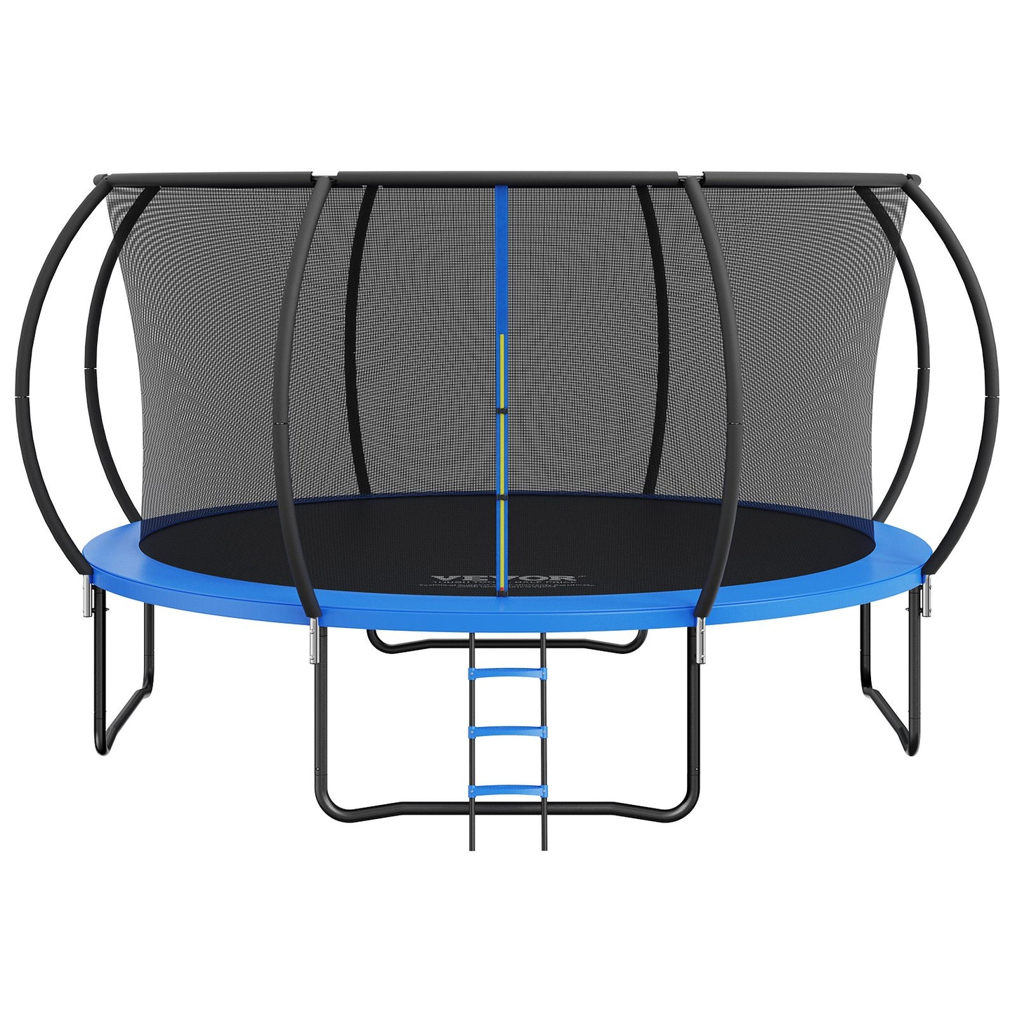 14FT Trampoline, 450 lbs Trampoline with Enclosure Net, Ladder, and Curved Pole, Heavy Duty Trampoline with V952-YXBC14YCHWYXD8MMPV0