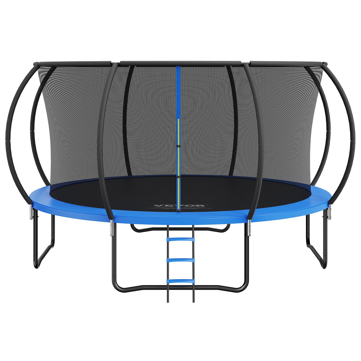 14FT Trampoline, 450 lbs Trampoline with Enclosure Net, Ladder, and Curved Pole, Heavy Duty Trampoline with V952-YXBC14YCHWYXD8MMPV0