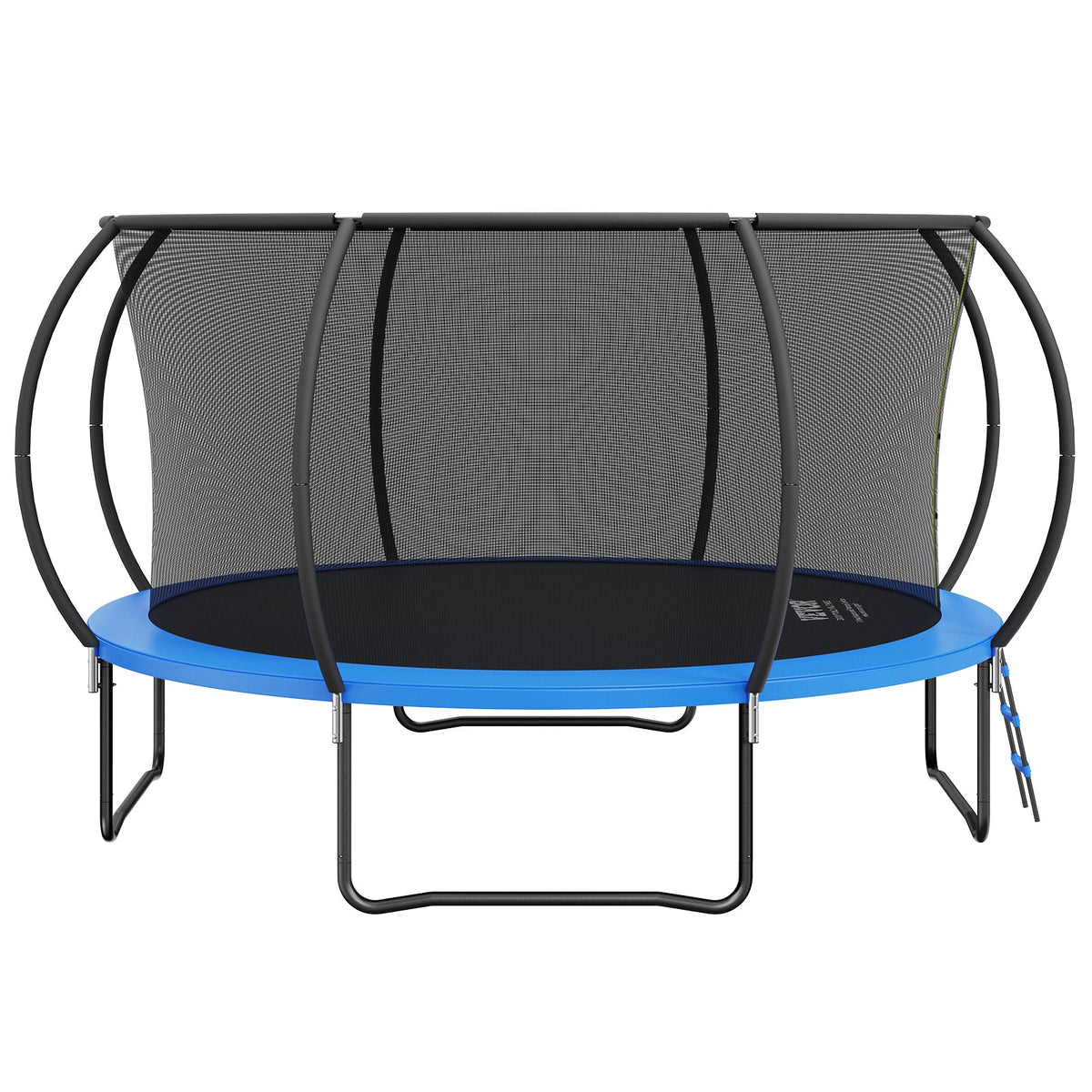 14FT Trampoline, 450 lbs Trampoline with Enclosure Net, Ladder, and Curved Pole, Heavy Duty Trampoline with V952-YXBC14YCHWYXD8MMPV0