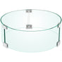 Fire Pit Wind Guard Tempered Glass Flame Guard 17x17x6 In 1/4-In Thick V952-YXBLFFBYC1760EG1YV0