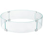 Fire Pit Wind Guard, Glass Flame Guard, Round Glass Shield, 1/4-Inch Thick Fire Table, Clear Tempered Glass V952-YXBLFFBYC23673QVJV0