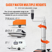 Electric Trailer Dolly, 5000lbs Towing Capacity, 350W 12V Trailer Jockey Wheel with 22 ft/min Moving Speed, V952-YXDDQYCYSB500477AV0