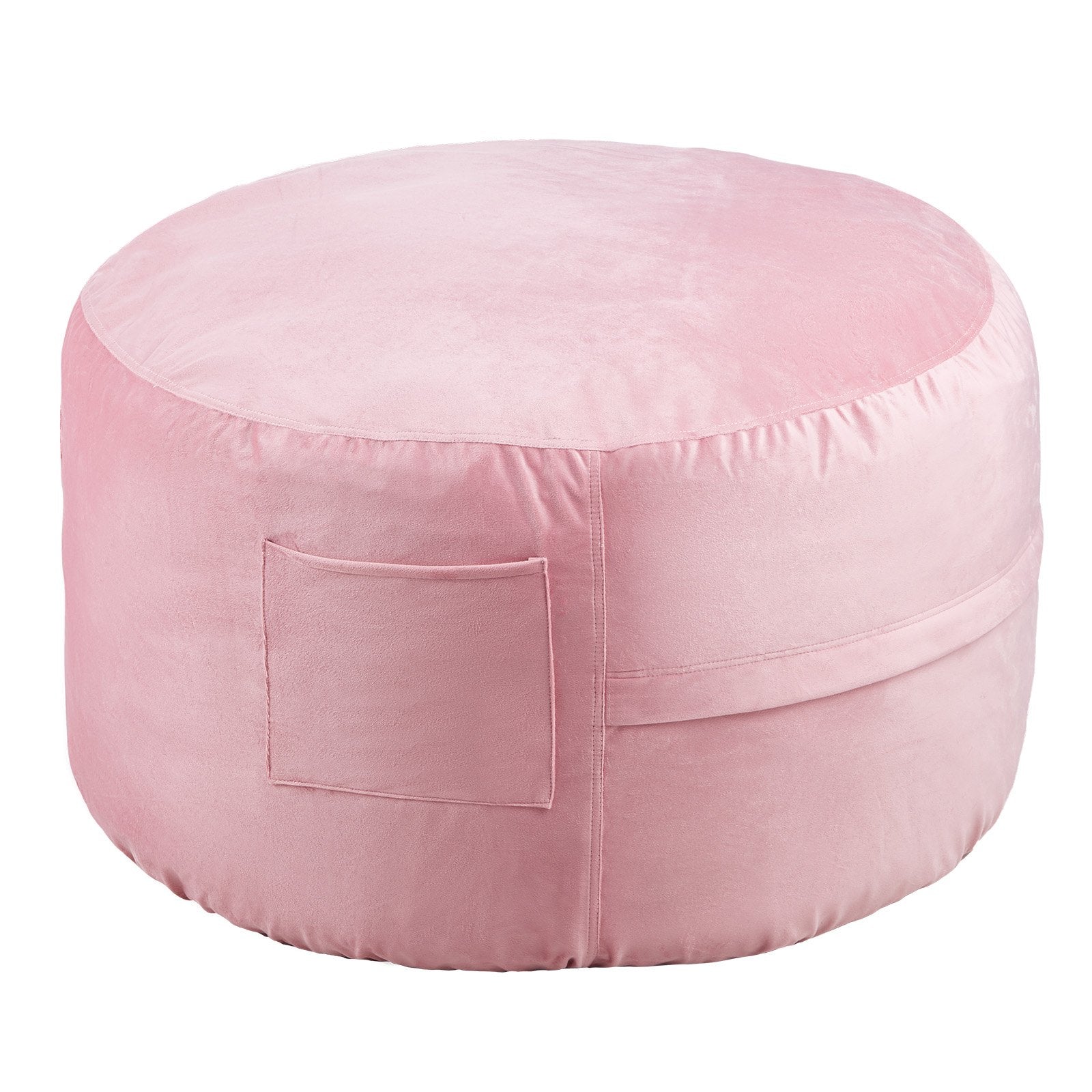 91 cm Round Bean Bag Chair with Removable Cover & Dutch Velvet Pink V952-YXDDY3539INCTJHGXV0