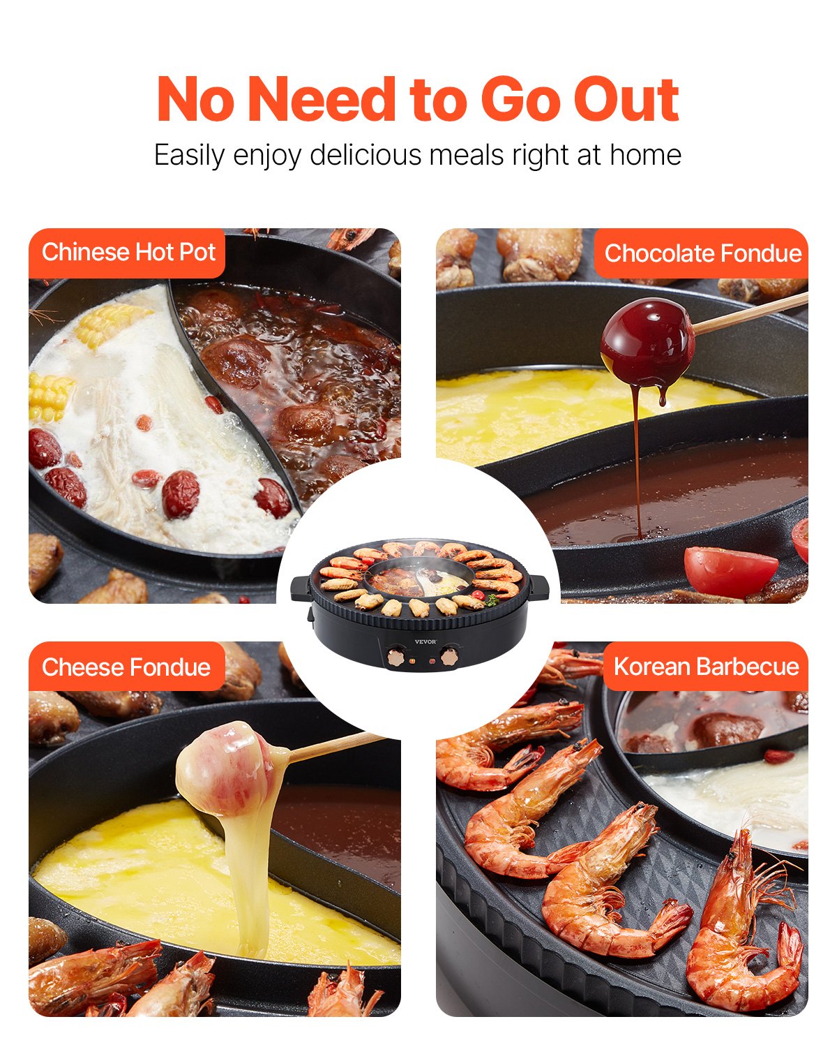 Hot Pot with Grill 1800W 2-in-1 Electric Smokeless Grill and Hot Pot V952-YXDHGHS1550WPJEZ7V3