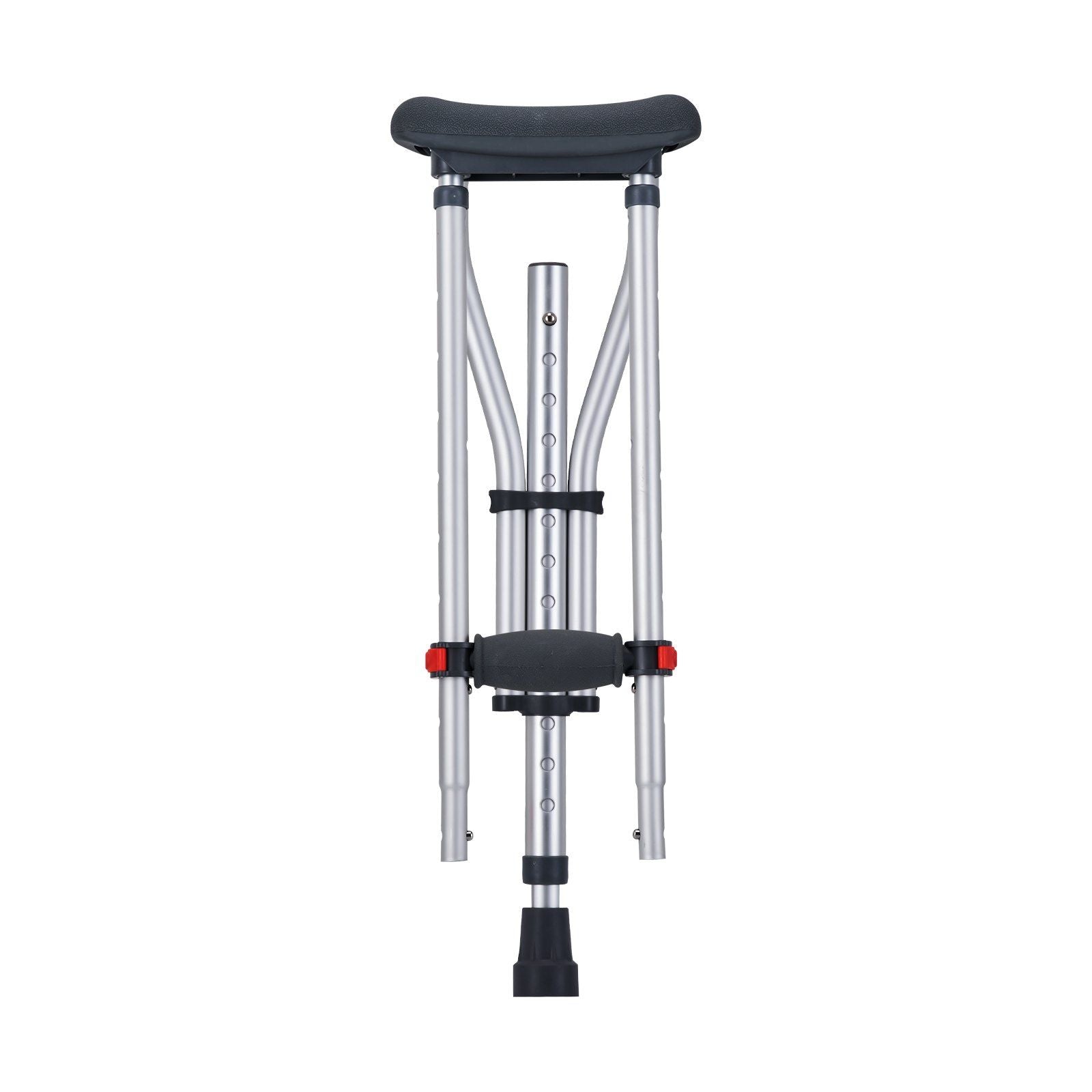 Underarm Crutches, 13-Level Height Adjustable Underarm Walking Crutches, Lightweight Aluminum Crutches for V952-YXGZLTPR1202HQF5RV0