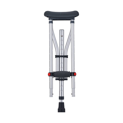 Underarm Crutches, 13-Level Height Adjustable Underarm Walking Crutches, Lightweight Aluminum Crutches for V952-YXGZLTPR1202HQF5RV0