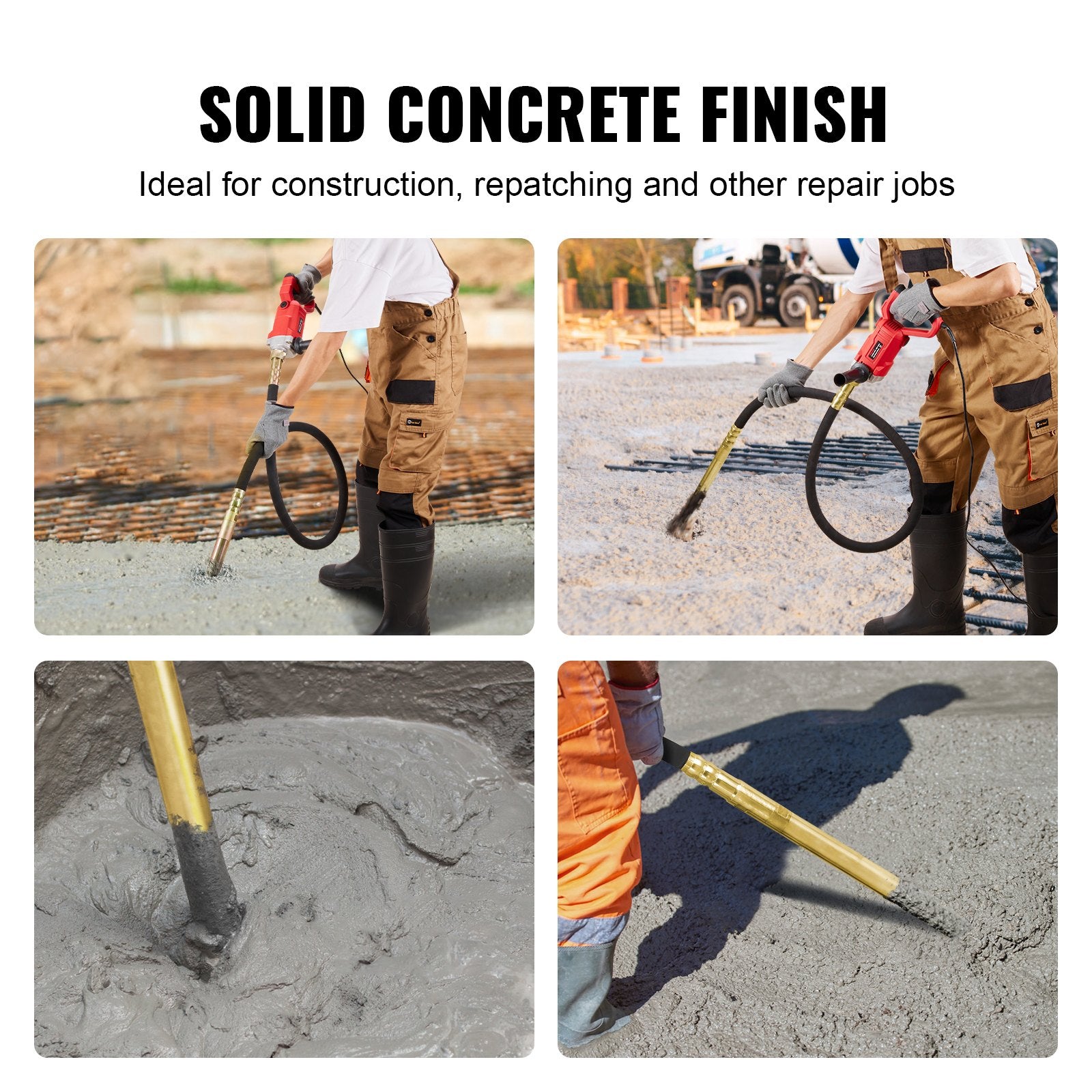 Handheld Electric Concrete Vibrator 960W 2M Shaft Air Bubble Remover V952-YXH6613000VPMYBBNV3