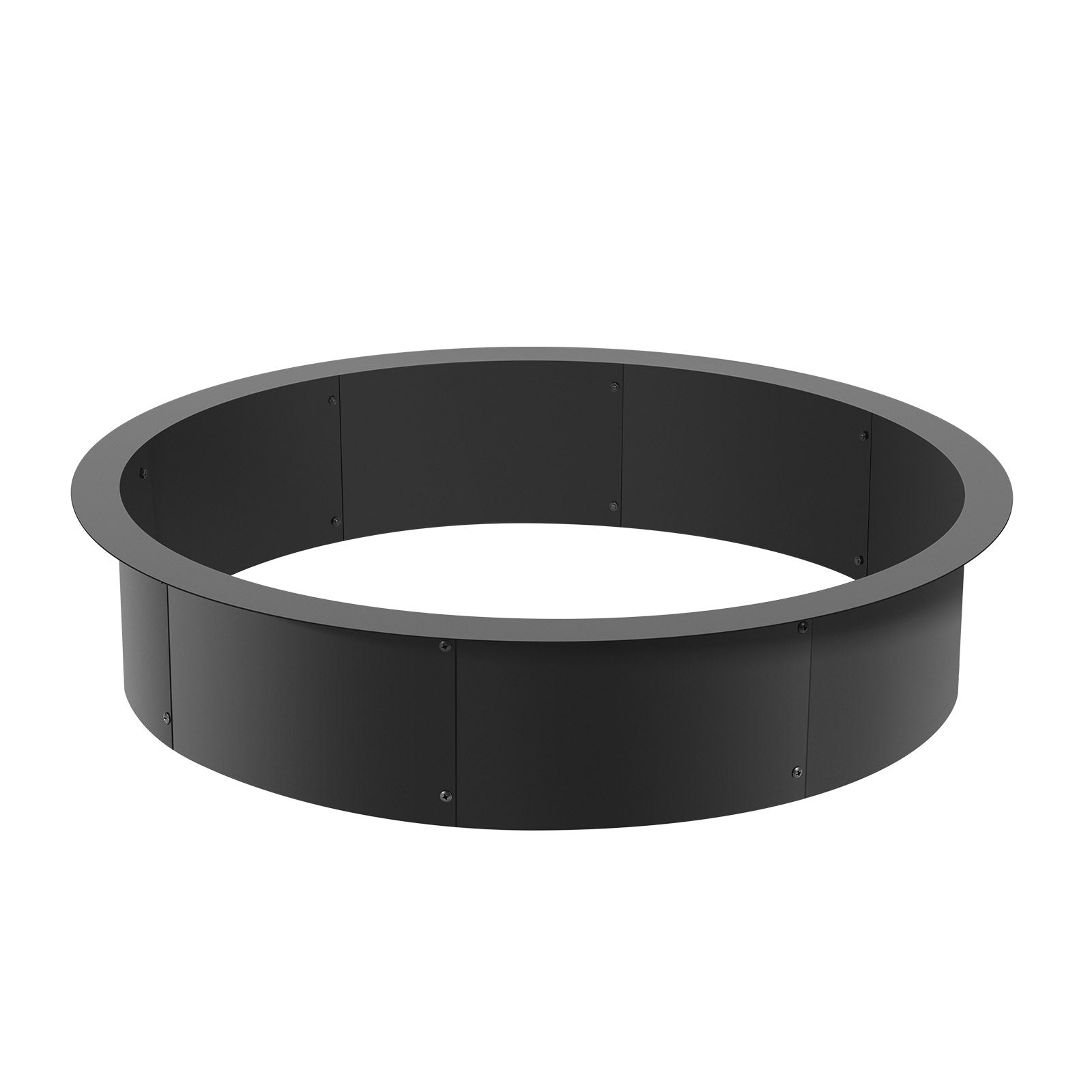 Fire Pit Ring Round Inner Steel Liner DIY Campfire Firepit V952-YXHH36INCH157GUFLV0