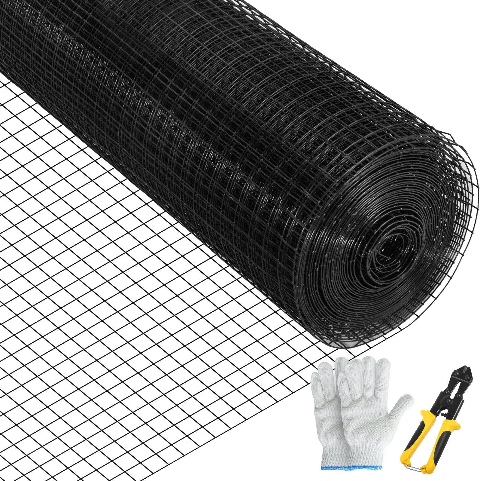 Hardware Cloth, 24" x 100' & 1"x1" Mesh Size, Galvanized Steel Vinyl Coated 16 Gauge Chicken Wire Fencing V952-YXHJWHSBDDWC2JLKLV0
