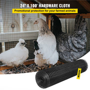 Hardware Cloth, 24" x 100' & 1"x1" Mesh Size, Galvanized Steel Vinyl Coated 16 Gauge Chicken Wire Fencing V952-YXHJWHSBDDWC2JLKLV0