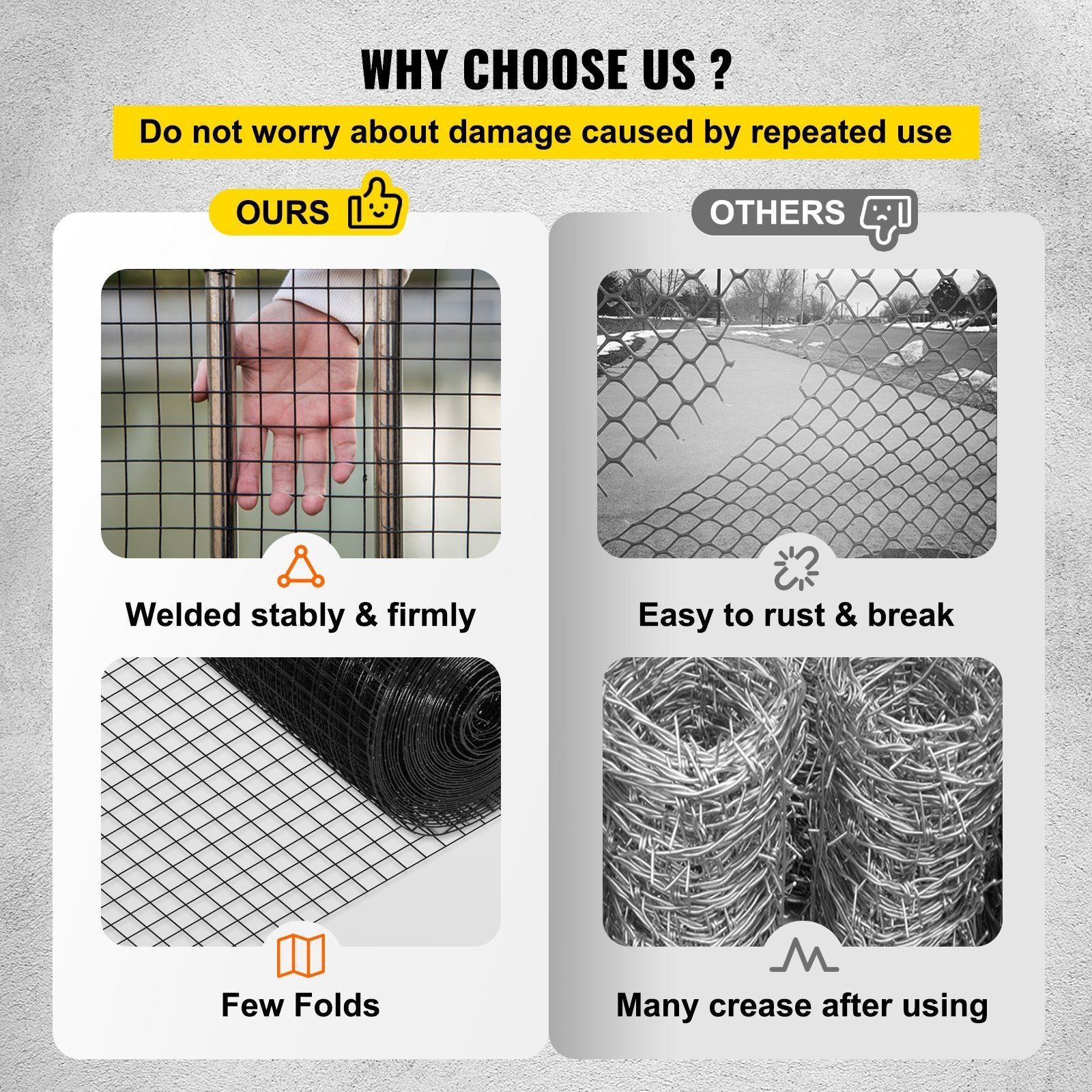 Hardware Cloth, 24" x 100' & 1"x1" Mesh Size, Galvanized Steel Vinyl Coated 16 Gauge Chicken Wire Fencing V952-YXHJWHSBDDWC2JLKLV0