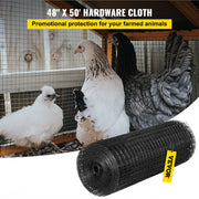 Hardware Cloth, 48"" x 50\' & 1""x1"" Mesh Size, Galvanized Steel Vinyl Coated 16 Gauge Chicken Wire Fencing V952-YXHJWHSBDDWC4TJ89V0