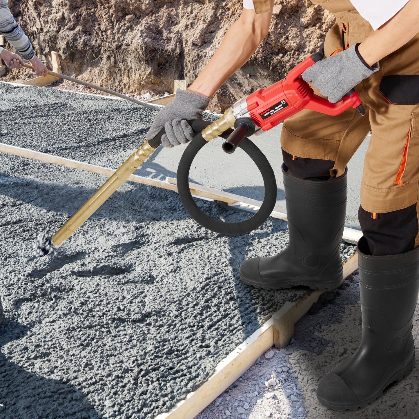 Handheld Electric Concrete Vibrator 800W 1.5M Shaft Air Bubble Remover V952-YXHNTZDQSCS12GEAJV3