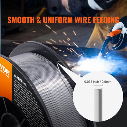 Flux Core MIG Welding Wire E71T-GS 0.035" 10LB Gasless Mild Steel MIG Wire V952-YXHSJMIGE71TG6JSPV0