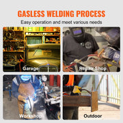 Flux Core MIG Welding Wire E71T-GS 0.035" 10LB Gasless Mild Steel MIG Wire V952-YXHSJMIGE71TG6JSPV0