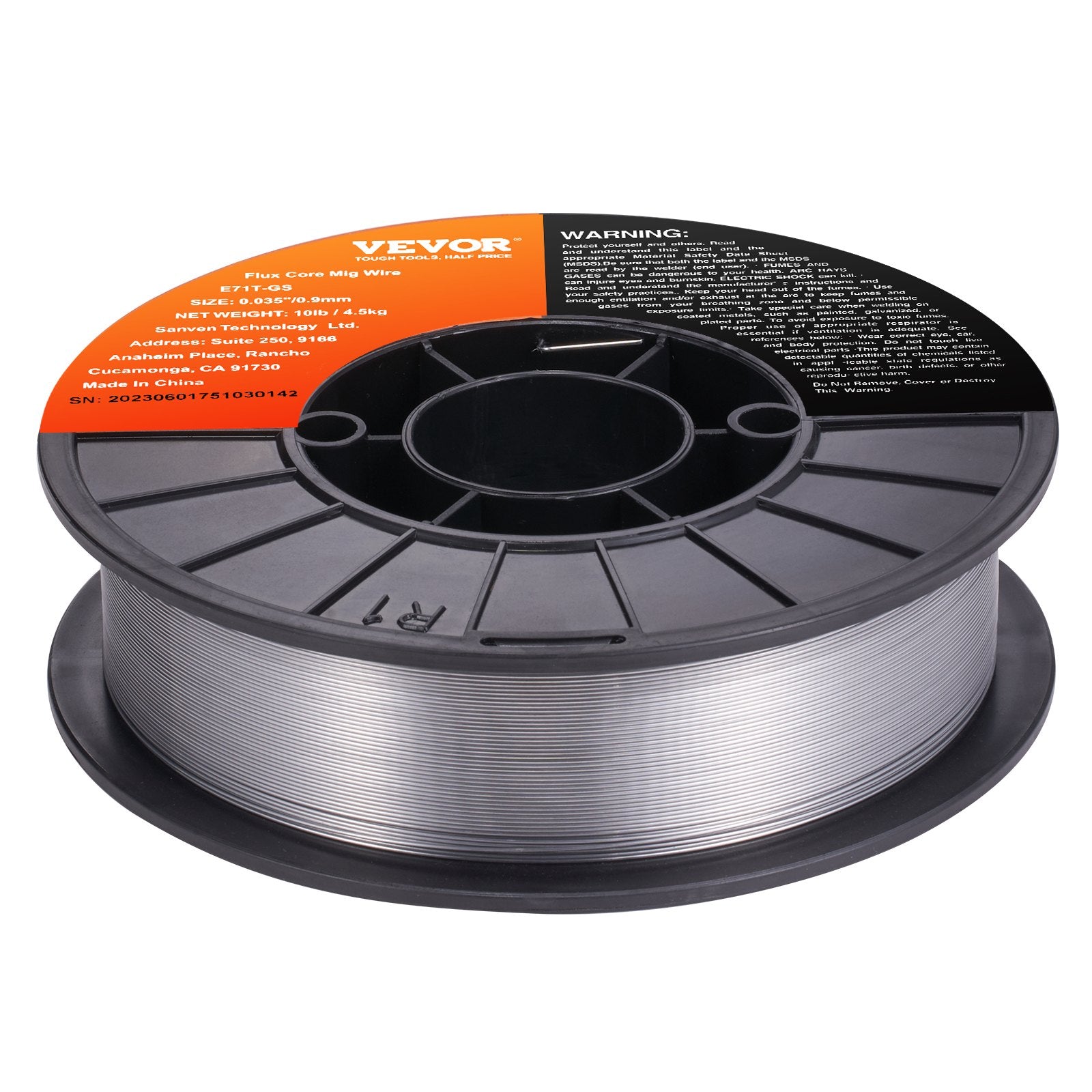 Flux Core MIG Welding Wire E71T-GS 0.035" 10LB Gasless Mild Steel MIG Wire V952-YXHSJMIGE71TG6JSPV0