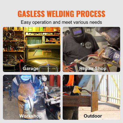 Flux Core Welding Wire, E71T-GS 0.030-inch 10LBS, Gasless Mild Steel MIG Welding Wire with Low Splatter for V952-YXHSJMIGE71TGOMMLV0
