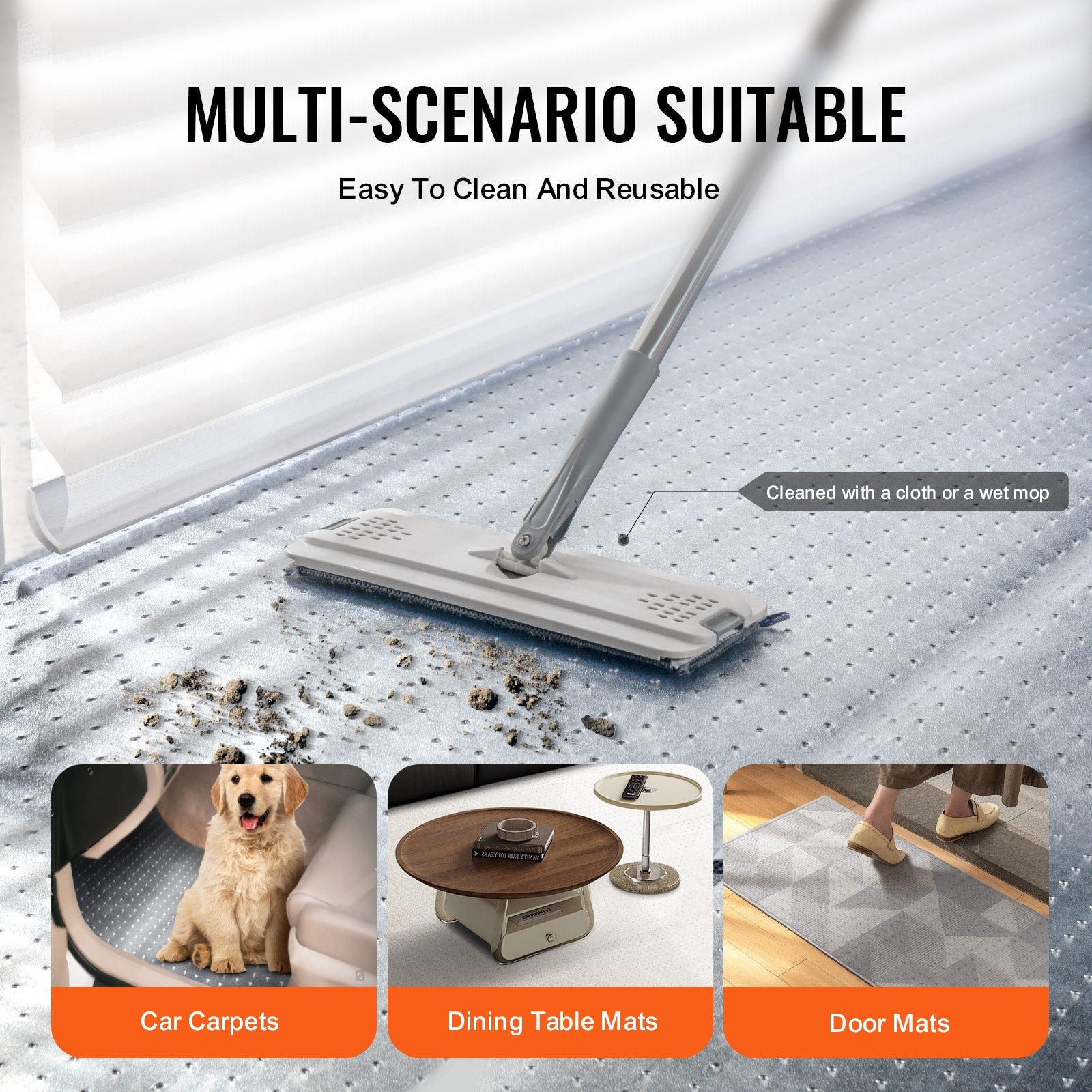 Carpet Protector for Pets, 15" x 4' PVC Scratch-Proof Cat Carpet Protector for Doorway, Anti-Slip Cat Scratch V952-YXJBHMTM15YC7AW4FV0