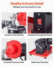 Circular Saw Blade Sharpener, 370W 2890RPM Rotary Angle Mill Grinder Sharpening Machine with 125mm Grinding V952-YXJPDMJGMHGDIOUPX001V3