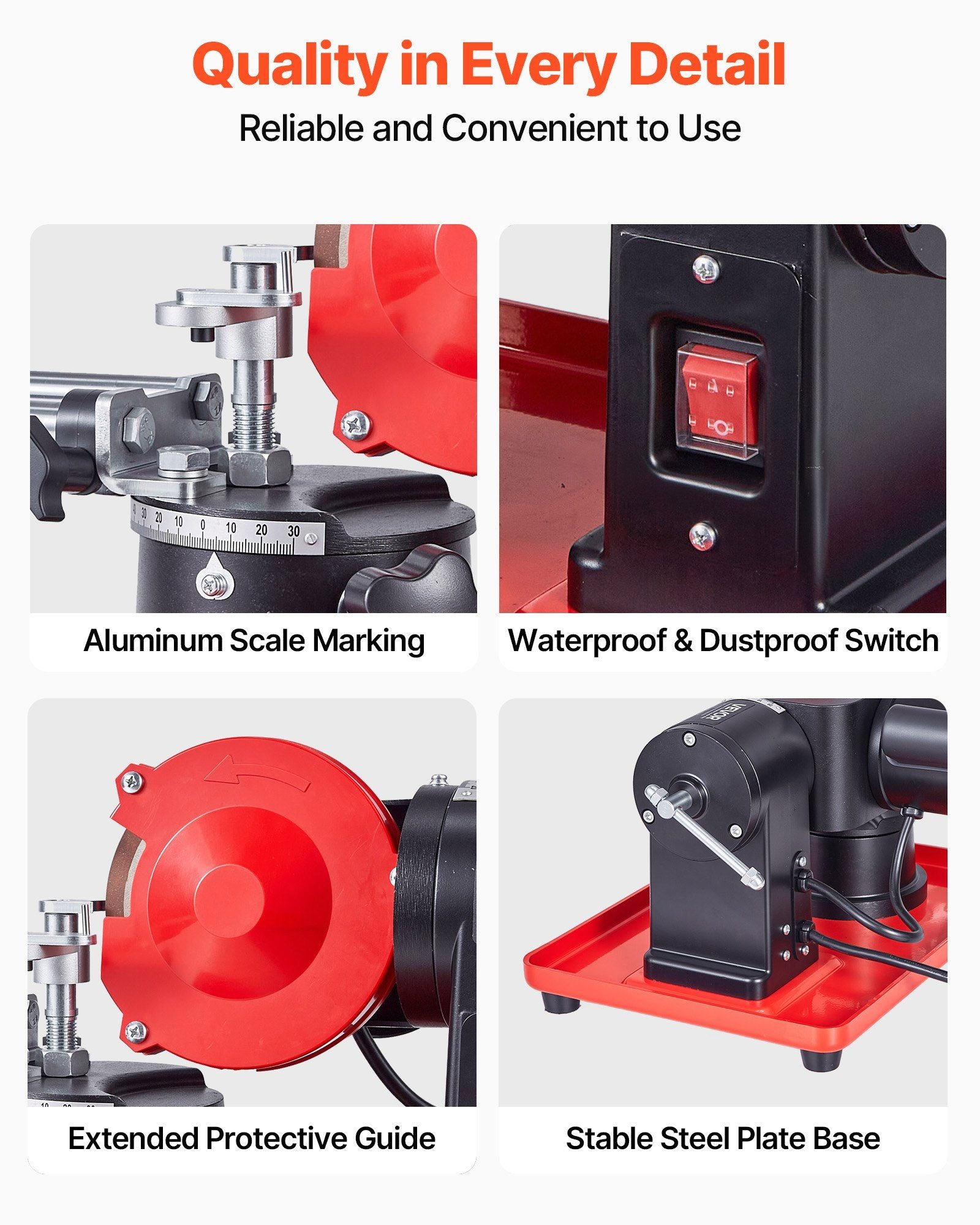 Circular Saw Blade Sharpener, 370W 2890RPM Rotary Angle Mill Grinder Sharpening Machine with 125mm Grinding V952-YXJPDMJGMHGDIOUPX001V3