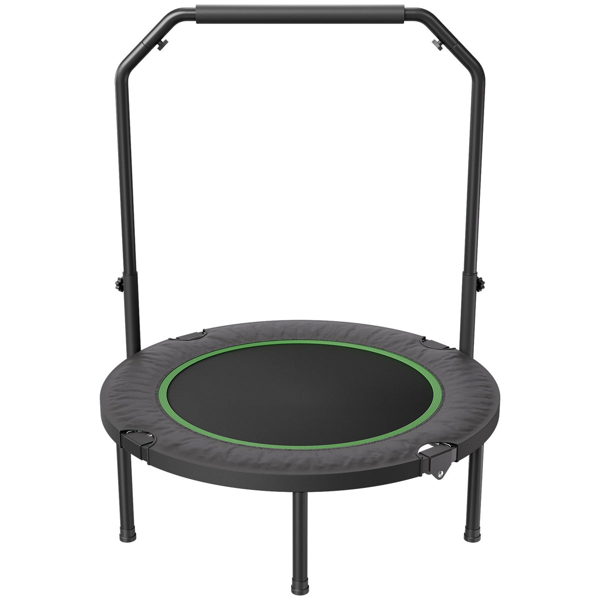 Foldable Mini Trampoline, 40 Inch Fitness Rebounder, Max Load 330lbs Exercise Trampoline, Stable & Quiet V952-YXJSBCDBSKZD98EZMV0