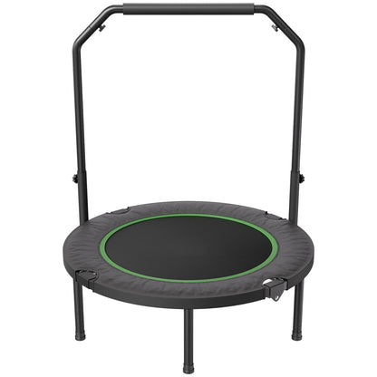 Foldable Mini Trampoline, 40 Inch Fitness Rebounder, Max Load 330lbs Exercise Trampoline, Stable & Quiet V952-YXJSBCDBSKZD98EZMV0