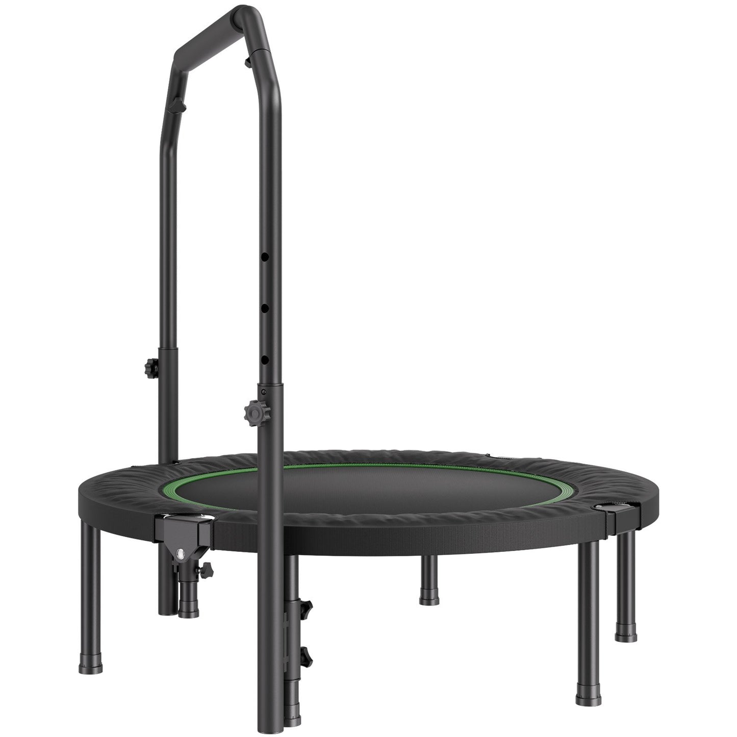 Foldable Mini Trampoline, 40 Inch Fitness Rebounder, Max Load 330lbs Exercise Trampoline, Stable & Quiet V952-YXJSBCDBSKZD98EZMV0