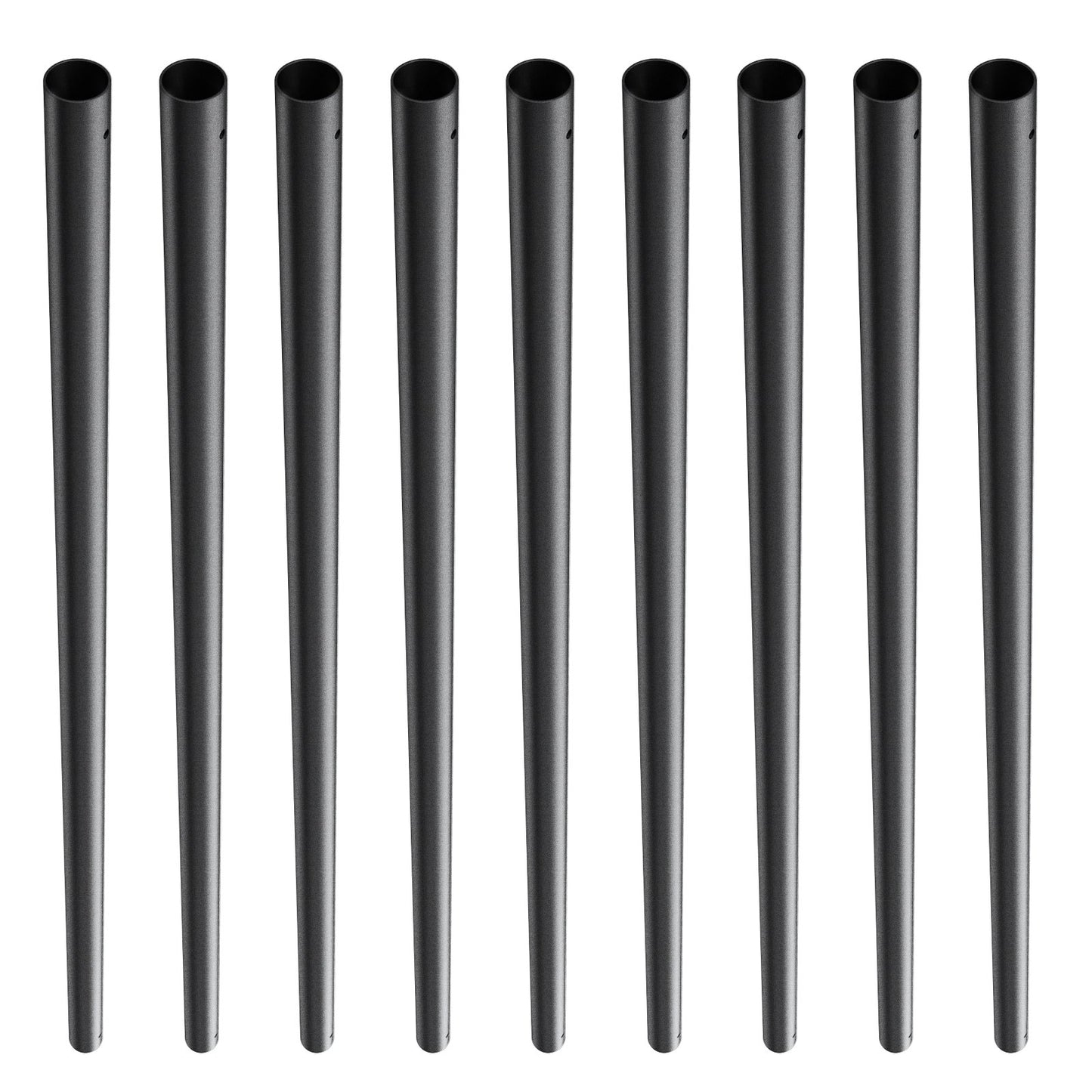 Staircase Metal Balusters, 3/4'' Round x 32'' Long Aluminum Decorative Banister Spindles, 101 Pack Deck V952-YXKLGZ32YC10P31SIV0