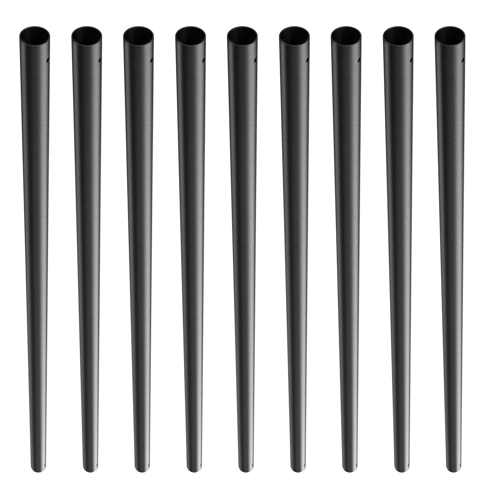Staircase Metal Balusters, 3/4'' Round x 32'' Long Aluminum Decorative Banister Spindles, 101 Pack Deck V952-YXKLGZ32YC10P31SIV0