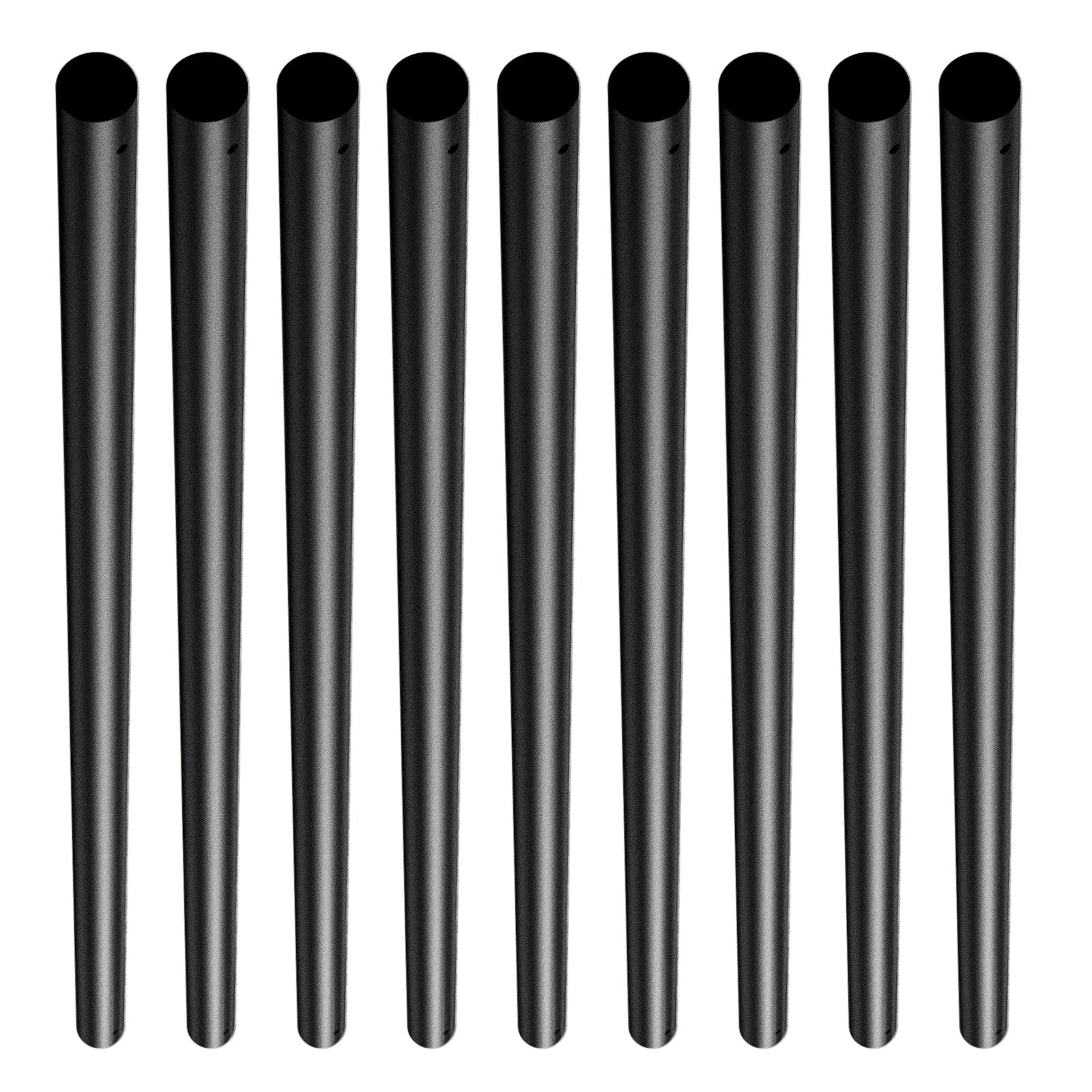 Staircase Metal Balusters, 3/4'' Round x 32'' Long Aluminum Decorative Banister Spindles, 101 Pack Deck V952-YXKLGZ32YC10P31SIV0
