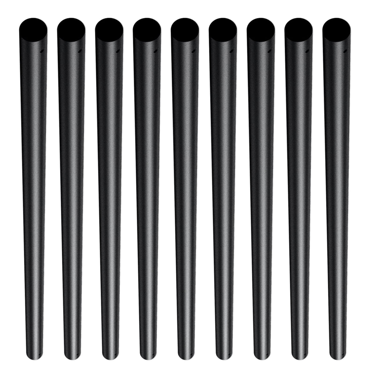 Staircase Metal Balusters, 3/4'' Round x 32'' Long Aluminum Decorative Banister Spindles, 101 Pack Deck V952-YXKLGZ32YC10P31SIV0