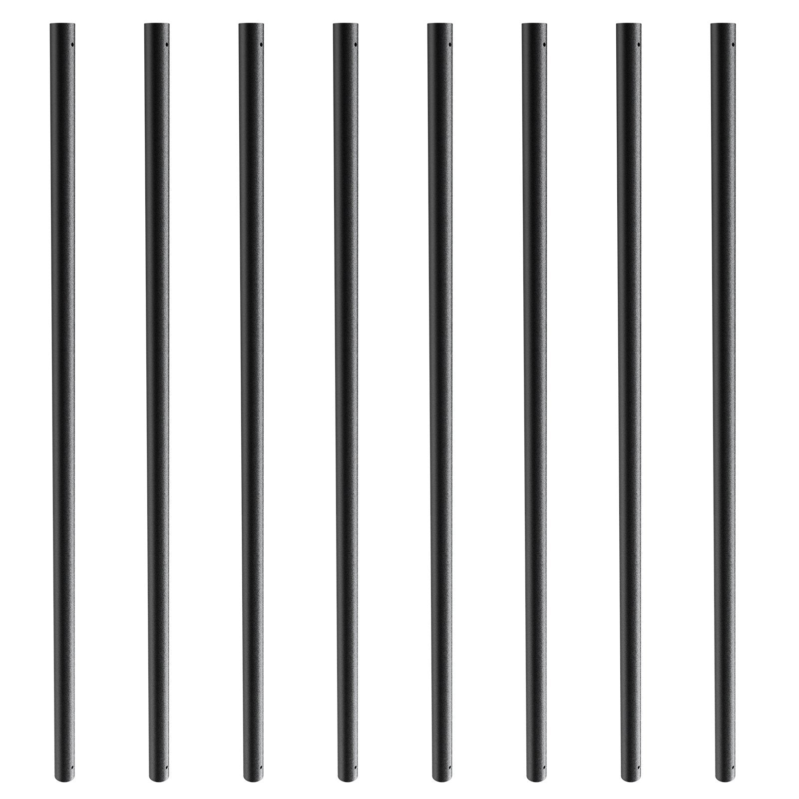 Staircase Metal Balusters, 3/4'' Round x 32'' Long Aluminum Decorative Banister Spindles, 101 Pack Deck V952-YXKLGZ32YC10P31SIV0
