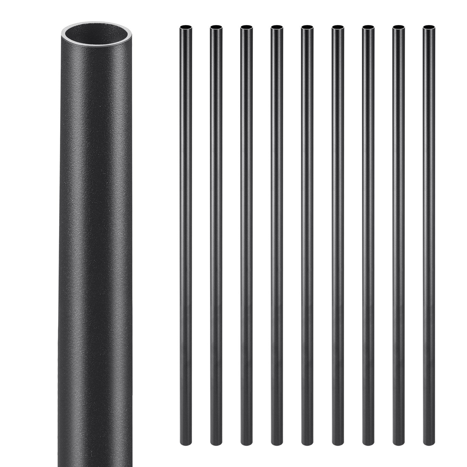 Staircase Balusters 101 Pack, 660 mm Aluminum Stair Balusters, 19 mm Water-Proof Round Metal Spindle Railing, V952-YXKLGZL101G2OOT2PV0