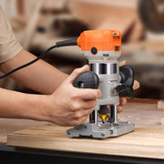 Wood Router, 1.25HP 800W, Compact Wood Trimmer Router Combo Tool with Plunge and Fixed Base, 30000RPM 6 V952-YXKXBJ710W65AH7WLV3