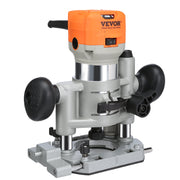 Wood Router, 1.25HP 800W, Compact Wood Trimmer Router Combo Tool with Plunge and Fixed Base, 30000RPM 6 V952-YXKXBJ710W65AH7WLV3