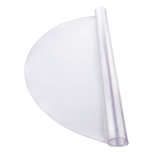 Plastic Table Cover, 42 x 42 Inch 2.0 mm Thick Clear Table Protector, Round PVC Desk Mat, Waterproof & Easy V952-YXPVCZB42X4292RMRV0