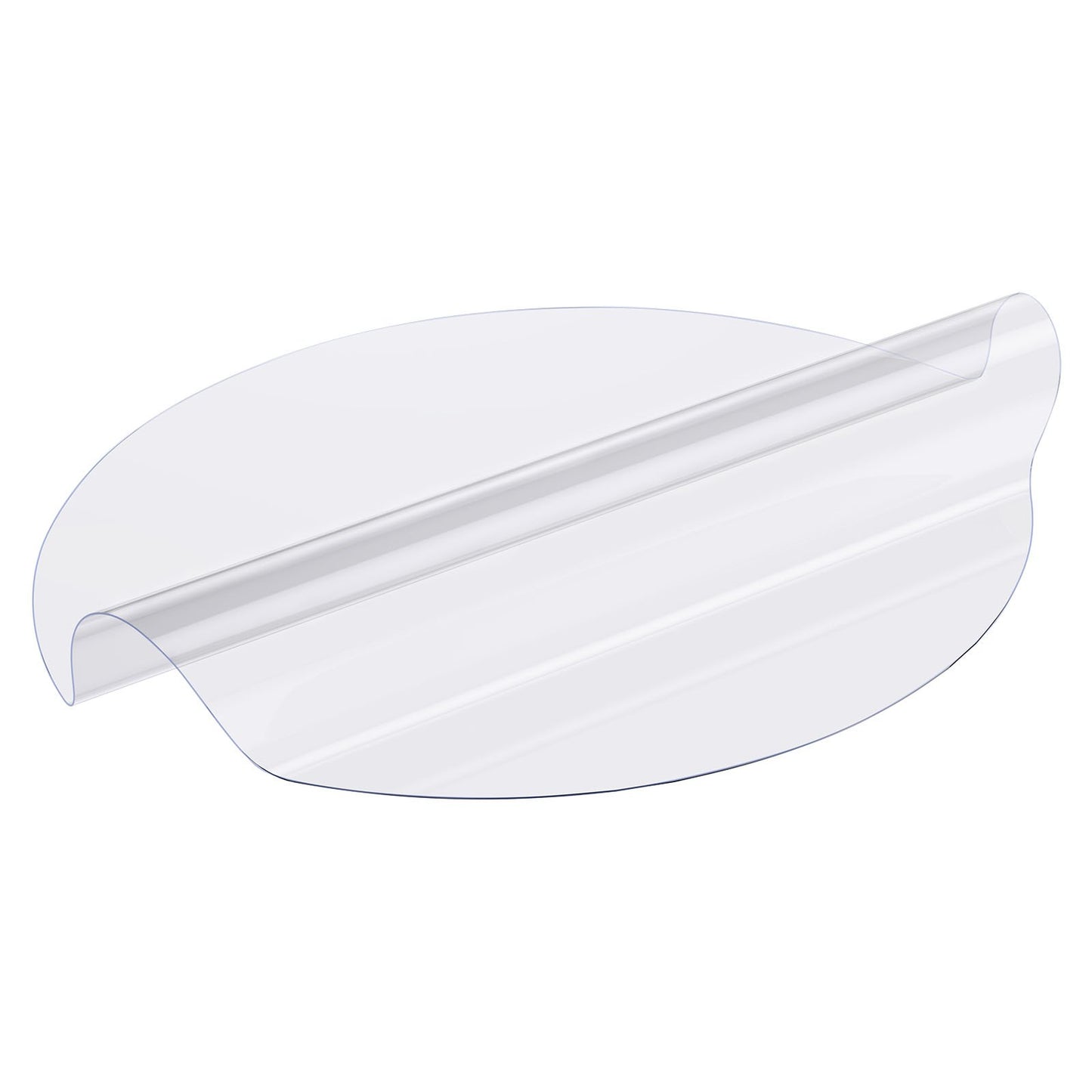 Plastic Table Cover, 42 x 42 Inch 2.0 mm Thick Clear Table Protector, Round PVC Desk Mat, Waterproof & Easy V952-YXPVCZB42X4292RMRV0