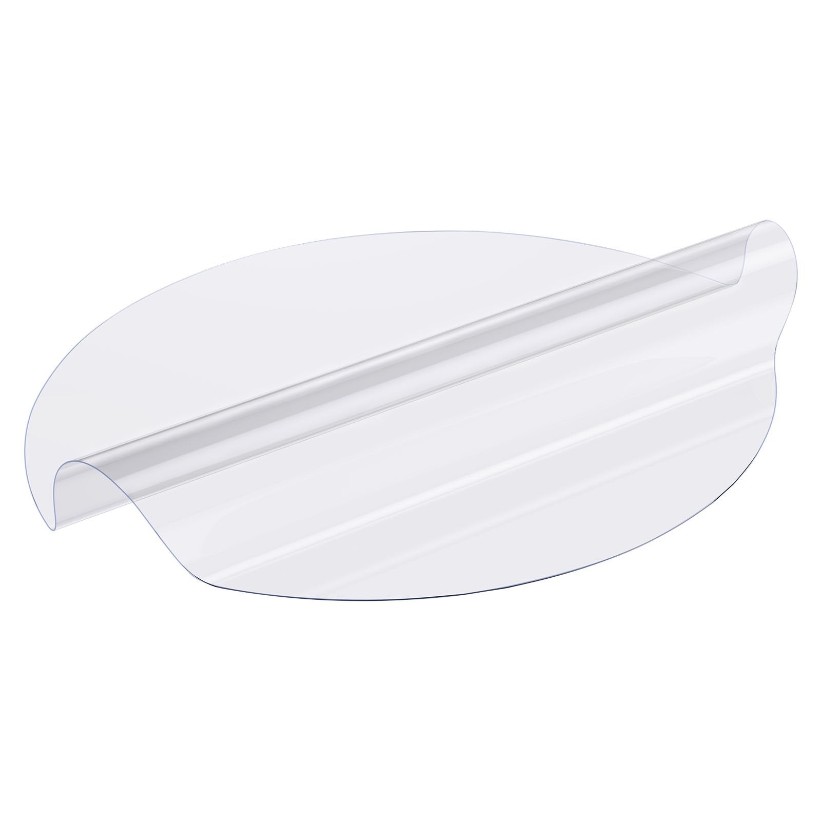 Plastic Table Cover, 42 x 42 Inch 2.0 mm Thick Clear Table Protector, Round PVC Desk Mat, Waterproof & Easy V952-YXPVCZB42X4292RMRV0