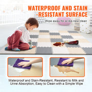 Kids Foam Puzzle Floor Playmat 0.4 in 36 Pcs Interlocking EVA Soft Tiles V952-YXPXDQXEVA36RZ6OAV0