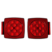 Trailer Lights, LED Trailer Tail Lights Kit with Stop Brake Turn Tail License Plate Clearance Lamp, V952-YXTCDFXDT3WDUDZL8001V9